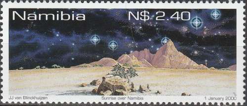 Namibia - 1999 2000 - New Millenium Sunrise
