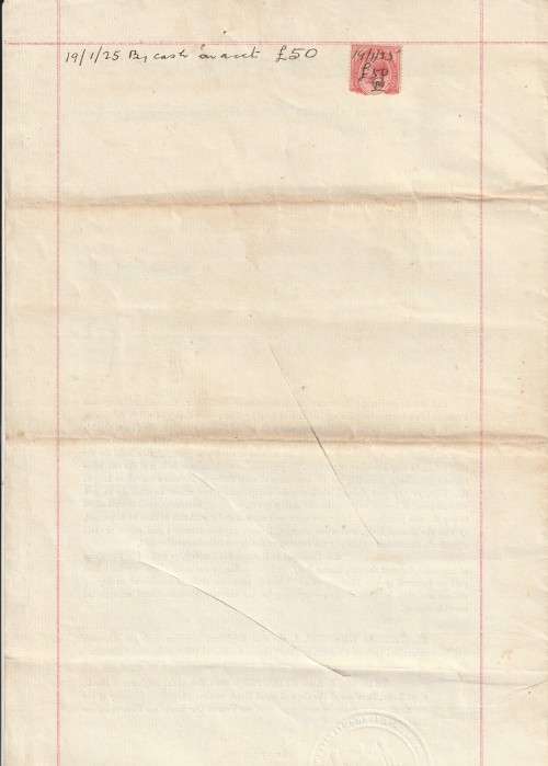 South Africa Union - 1926 - Revenue usage on Morgage Bond