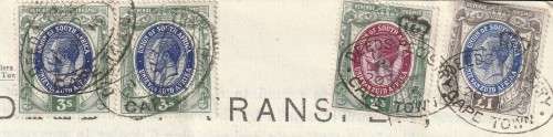 South Africa Union - 1927 - Revenue Usage on Morgage Bond