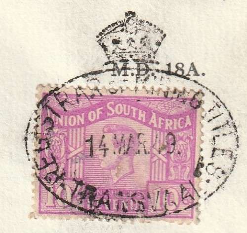 South Africa Union - 1949 - Department of Mines Revenue usage on Surface Right Permit