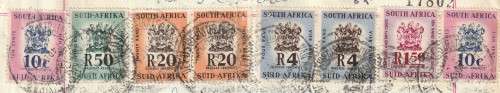 South Africa Republic - 1961 - Revenue Usage on Deed of Transfer