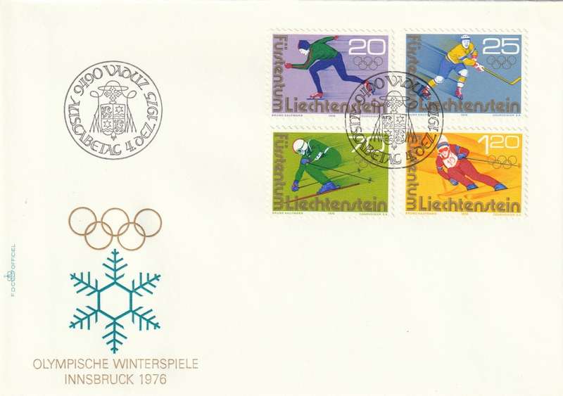 Lichtenstein - 1975 - 12th Winter Olympic Games