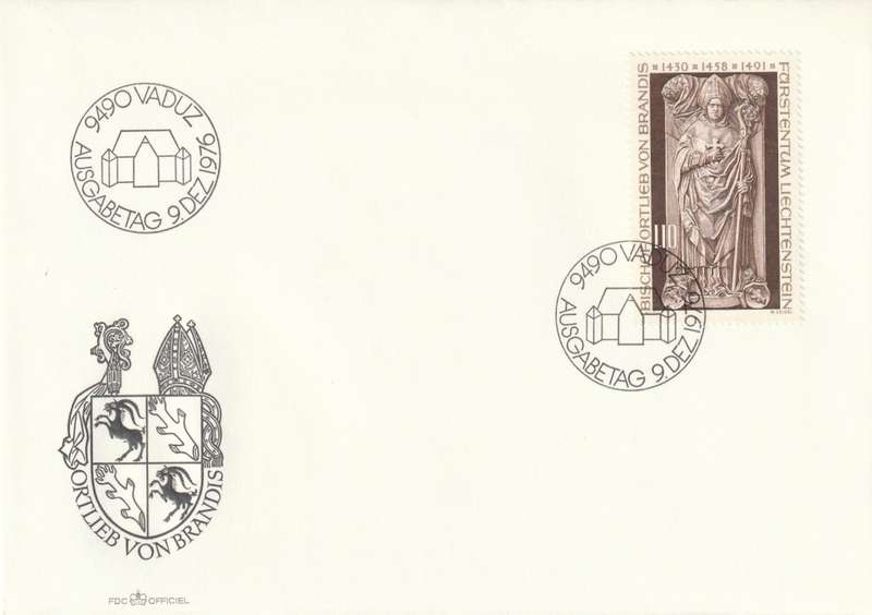 Lichtenstein - 1976 - Ortlieb von Brandis Bishop of Chur