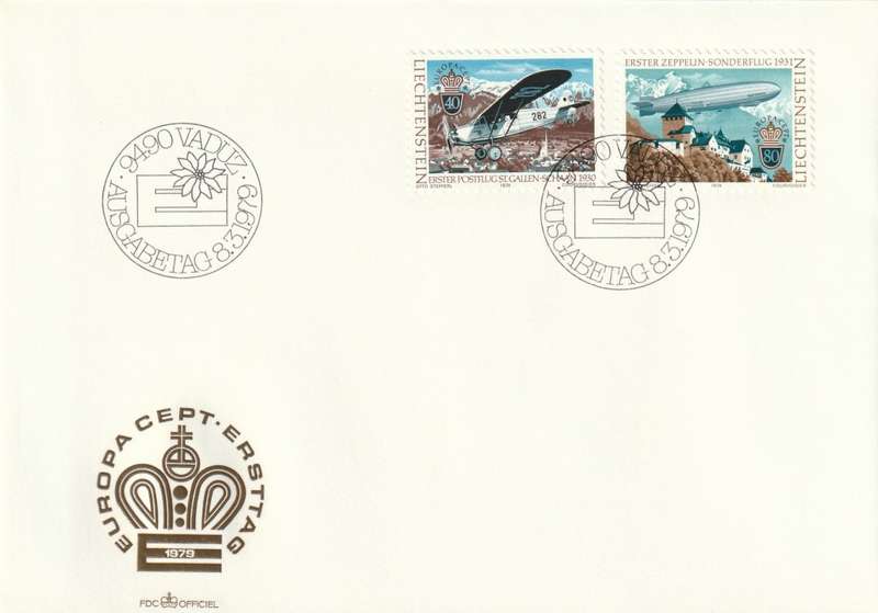 Lichtenstein - 1979 - EUROPA CEPT Aviation