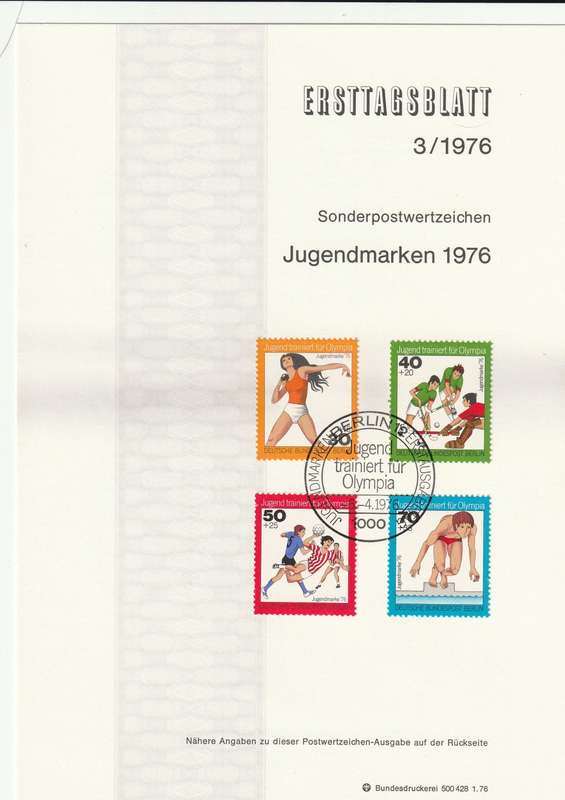 Germany - Berlin - 1976 - Sports