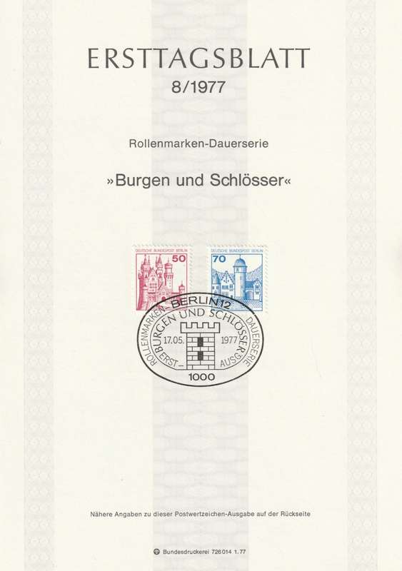 Germany - Berlin - 1977 - Definitive Castles