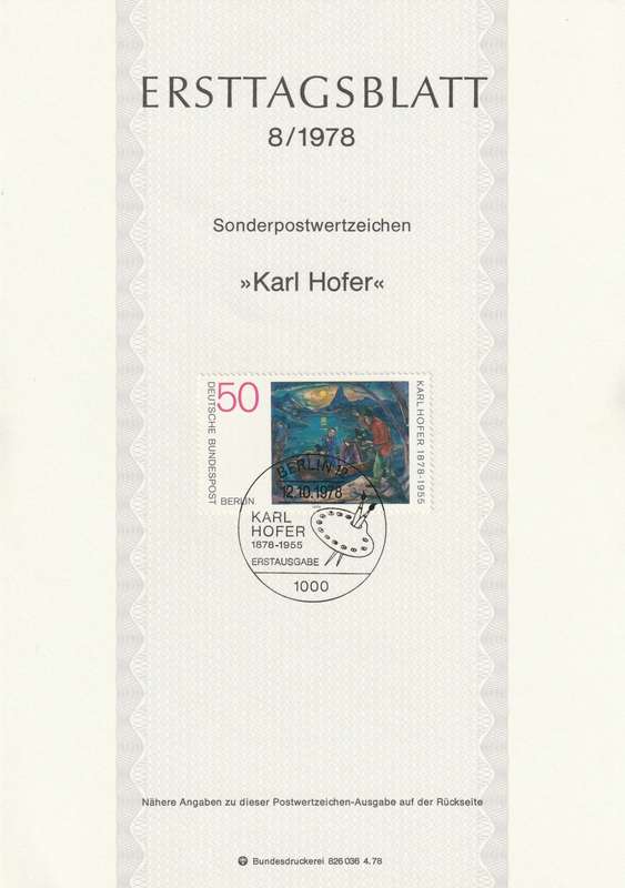 Germany - Berlin - 1978 - Karl Hofer Painter