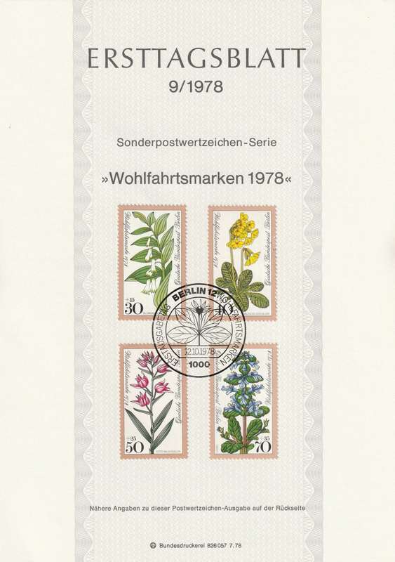 Germany - Berlin - 1978 - Woodland Flowers
