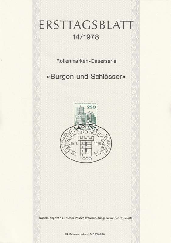 Germany - Berlin - 1979 - Definitive Castles