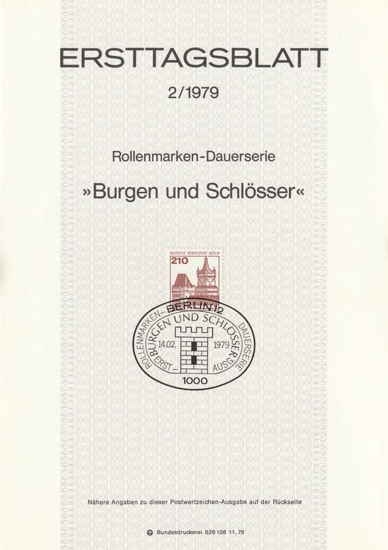Germany - Berlin - 1979 - Definitive Castles