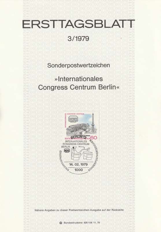 Germany - Berlin - 1979 - Opening of International Conference Center
