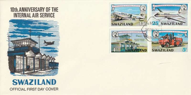 Swaziland - 1975 - Internal Air Service Airways Aviation Inlandsflugverkehr