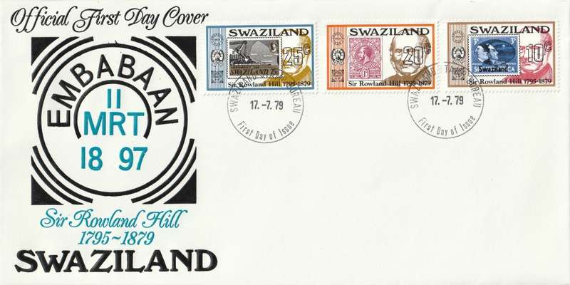 Swaziland - 1979 - Death Centenary Sir Rowland Hill Stamps on Stamps