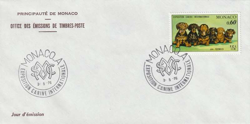 Monaco - 1976 - International Dog Show Monte Carlo