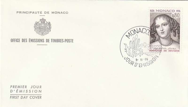 Monaco - 1976 - Marie de Rabutin-Chantal Marquise de Sevigne
