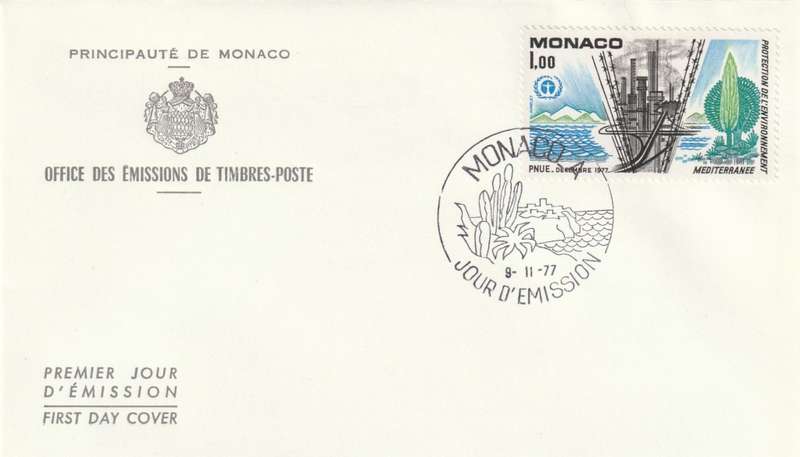 Monaco - 1977 - Protection of the Mediterranean