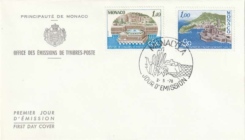 Monaco - 1978 - Inauguration of Monaco Congress Center