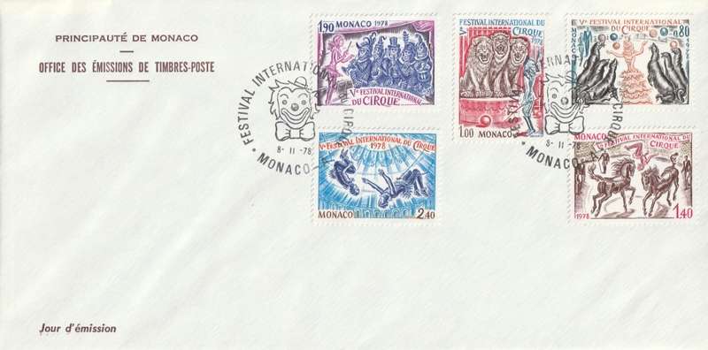 Monaco - 1978 - 5th International Circus Festival Monte Carlo