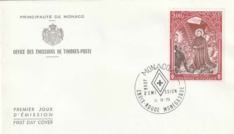 Monaco - 1979 - St. Peter Claver preaching to slaves