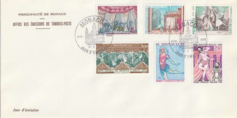 Monaco - 1979 - Centenary of the Salle Garnier Monte Carlo Ballet