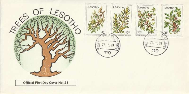 Lesotho - 1979 - Trees FDC