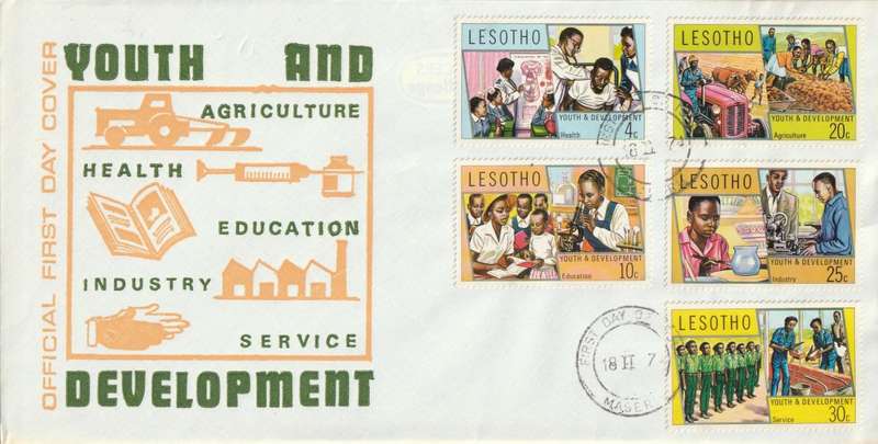 Lesotho - 1974 - Youth and Development FDC