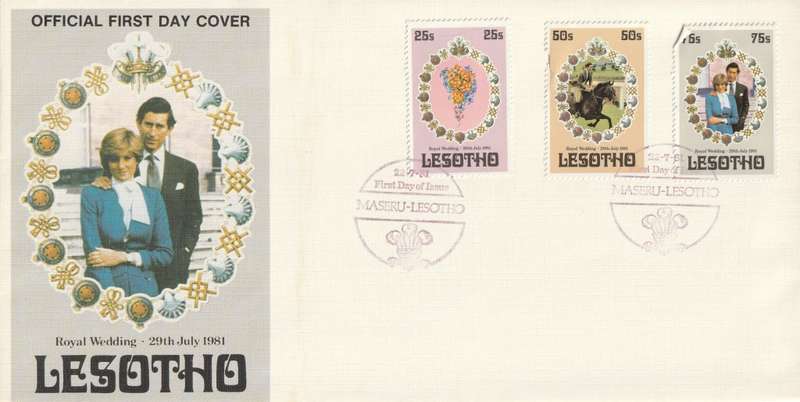 Lesotho - 1981 - Royal Wedding Princess Diana - FDC