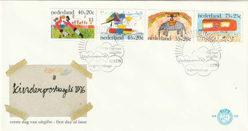 Netherlands - 1976 - Child Welfare - Childrens Drawings