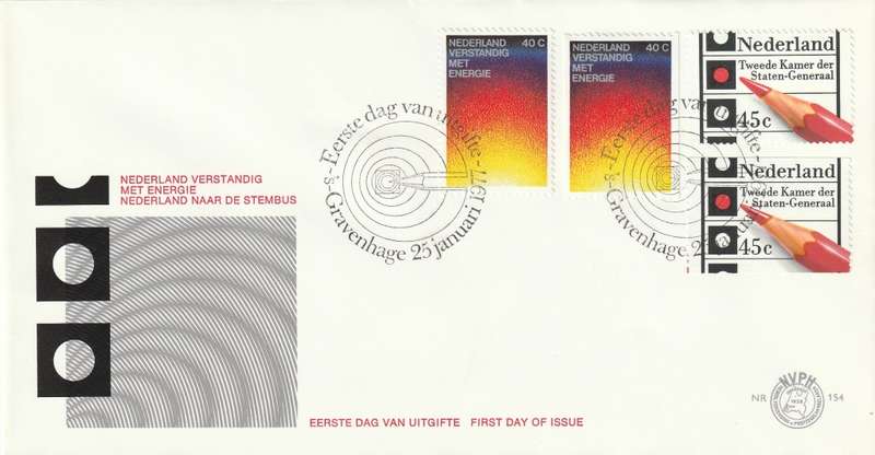 Netherlands - 1977 - Wise use of energy. Elections.