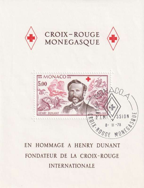 Monaco - 1978 - Henry Dunant Red Cross
