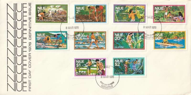 Niue - 1976 - Definitive Island Life