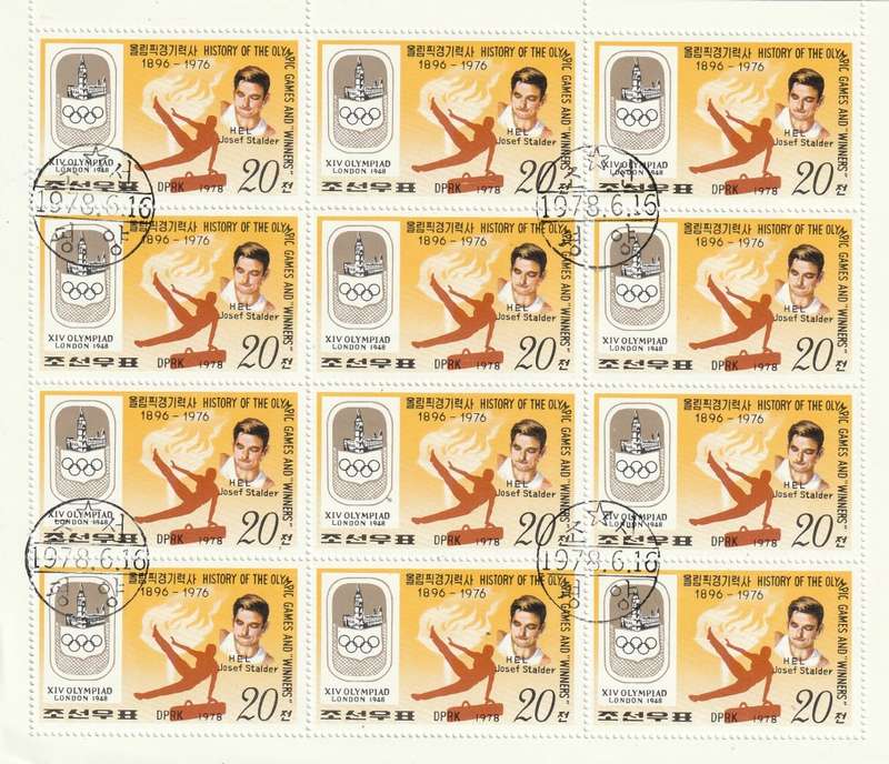 North Korea DPR - 1978 - History of Olympic Games and Winners