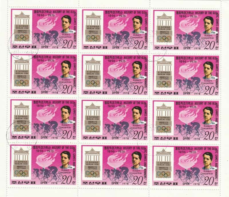 North Korea DPR - 1978 - History of Olympic Games and Winners