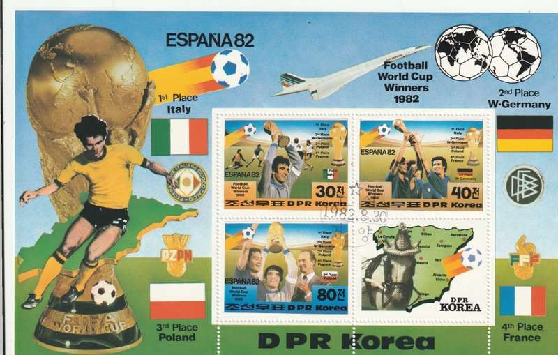 North Korea DPR - 1982 - World Soccer Cup Championship ESPANA 82 Winners