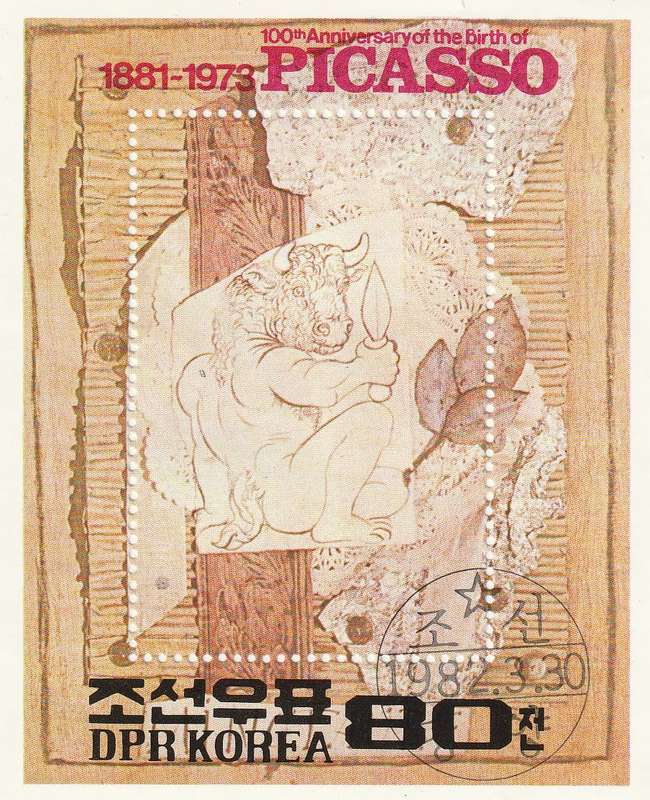 North Korea DPR - 1982 - Pablo Picasso
