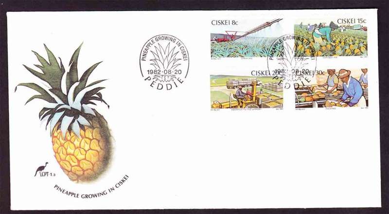 Ciskei - 1982 - Pineapple Growing - First Day Cover - Small
