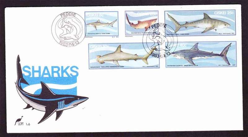 Ciskei - 1983 - Sharks - First Day Cover - Small