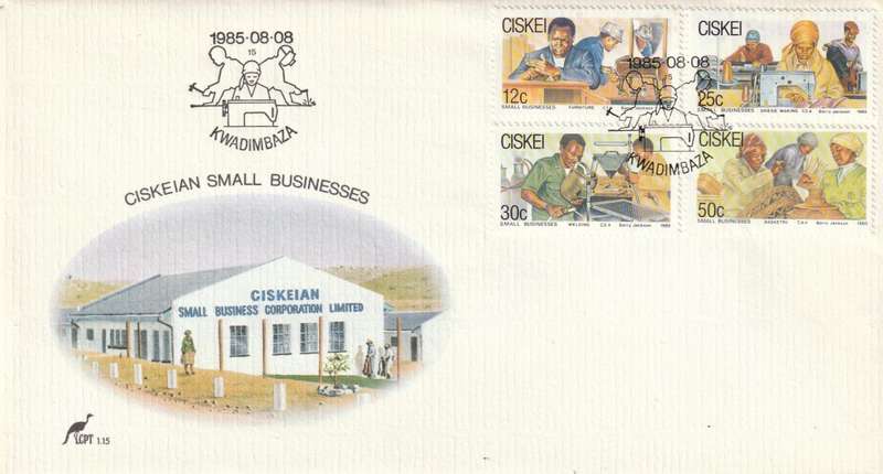 Ciskei - 1985 - Small Businesses - First Day Cover - Small