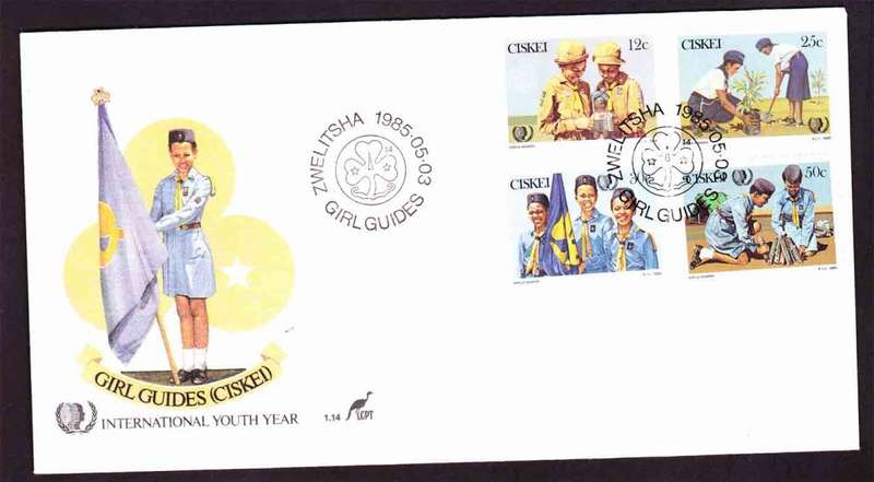 Ciskei - 1985 - International Youth Year of the Child Girl Guides Scouts Scouting - First Day Cover