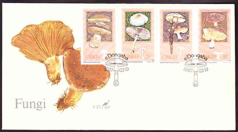 Ciskei - 1987 - Fungi Edible Mushrooms - First Day Cover - Small