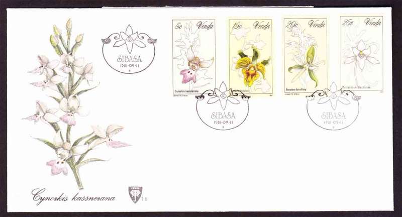 Venda - 1981 - Orchids Flowers Flora - First Day Cover - Small
