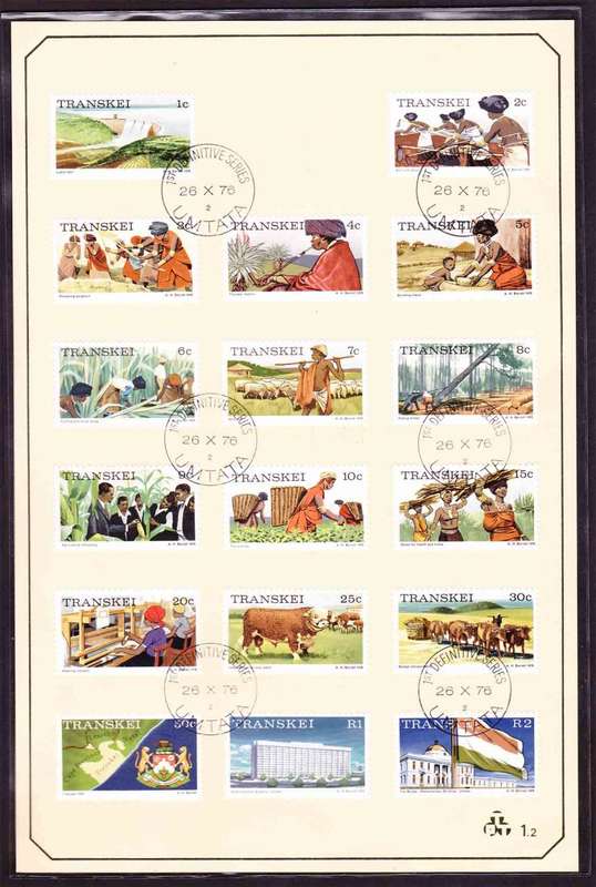 Transkei - 1976 - Traditions Agriculture Symbols of Government First Definitive - First Day Card