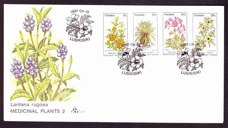 Transkei - 1981 - Medicinal Plants - First Day Cover - Small