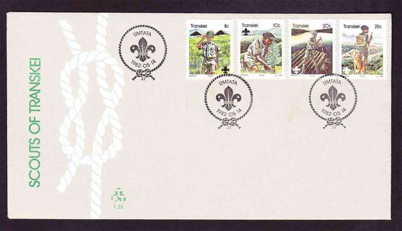 Transkei - 1982 - Boy Scout Movement Scouts Scouting 75th Anniversary - First Day Cover - Small