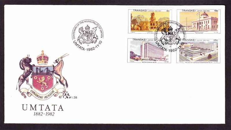 Transkei - 1982 - Centenary of Umtata - First Day Cover - Small