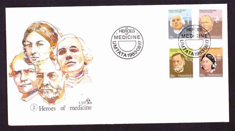 Transkei - 1983 - Heroes of Medicine - First Day Cover - Small