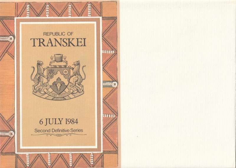 Transkei - 1984 - Traditions Xhosa Lifestyle Second Definitive - First Day Large Card