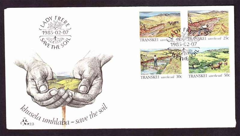 Transkei - 1985 - Save the Soil Protection Conservation Environmental - First Day Cover - Small