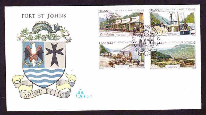 Transkei - 1986 - Historical Port St Johns - First Day Cover - Small