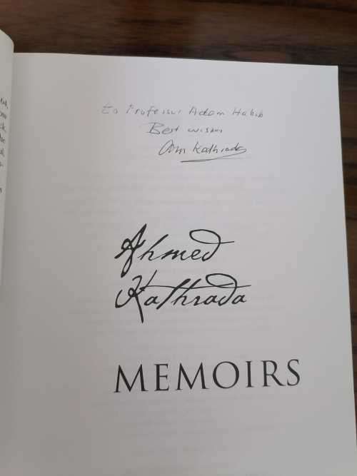 Memoirs - Kathrada, Ahmad M.